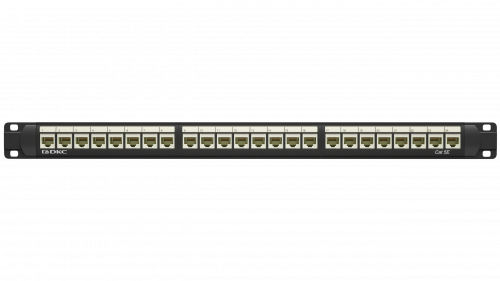 Патч-панель 19",1U,CAT5E, 24 модуля RJ45, неэкранированная