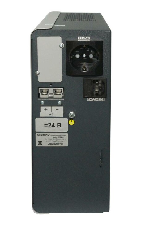 ИБП on-line без АКБ    500ВА/400Вт  SW500L (2х12В) навесной