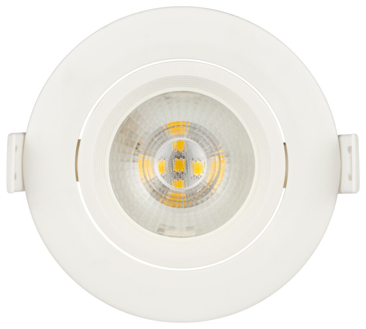 Светильник встр. круг. (LED) KL LED 22A-5 4K WH SMD 5W 4000K, белый пов. ЭРА