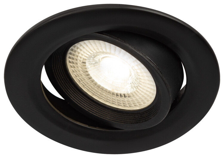 Светильник встр. круг. (LED) KL LED 22A-5 4K BK SMD 5W 4000K, черн. пов. ЭРА