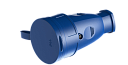 Розетка переносная РА16-005 16А синяя IP44 PLEXUP-Розетки на кабель - купить по низкой цене в интернет-магазине, характеристики, отзывы | АВС-электро