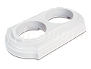 Рамка 2-мест. белый Элегант МезонинЪ-Рамки для ЭУИ - купить по низкой цене в интернет-магазине, характеристики, отзывы | АВС-электро