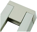 Заглушка торцевая  с сетевым коннектором белая Jazzway-Механические аксессуары для светильников - купить по низкой цене в интернет-магазине, характеристики, отзывы | АВС-электро