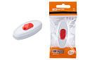 Выключатель на шнур 6А 250В белый с красной кнопкой TDM-Шнуровые выключатели - купить по низкой цене в интернет-магазине, характеристики, отзывы | АВС-электро