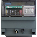 Счетчик э/эн. 1-фаз. 10-80А Меркурий 201.6 кл.т.1.0, 1-тар. электр., на DIN-рейку-Низковольтное оборудование - купить по низкой цене в интернет-магазине, характеристики, отзывы | АВС-электро