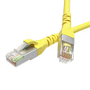 Патч-корд экранированный CAT5E F/UTP 4х2, LSZH, желтый, 0.5м-Коммутационные шнуры (патч-корды) - купить по низкой цене в интернет-магазине, характеристики, отзывы | АВС-электро