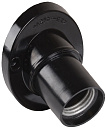 Патрон Е27 карболитовый настенный наклонный черный IEK-Аксессуары и комплектующие для освещения - купить по низкой цене в интернет-магазине, характеристики, отзывы | АВС-электро