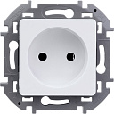 Розетка 2P белый INSPIRIA-Розетки штепсельные (силовые) - купить по низкой цене в интернет-магазине, характеристики, отзывы | АВС-электро
