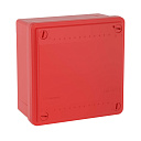 Коробка ответвит. с гладкими стенками,  IP56, 100х100х50мм, цвет красный-Электроустановочные изделия (ЭУИ) - купить по низкой цене в интернет-магазине, характеристики, отзывы | АВС-электро
